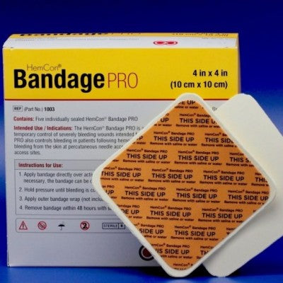 HemCon Bandage PRO 4in x 4in 1003