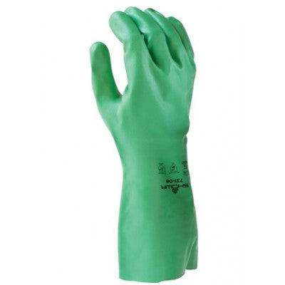 SHOWA 731 Biodegradable Chemical Resistant Nitrile Glove