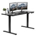 VIVO 60 x 24 Electric Desk with Black Frame & Memory Pad DESK-KIT-1B6B VIVO