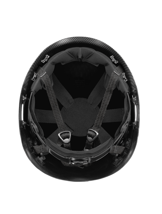 Bullhead Safety Climbing Style Helmet with Six-Point Ratchet Suspension & Four-Point Chin Strap Global Glove