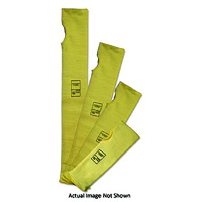 Radnor Size 10" Yellow 100% DuPont Kevlar Brand Fiber Sleeve With With Thumb Slot Closure