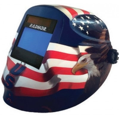 Radnor RDX60 Blue/Red/White Welding Helmet RAD64005216