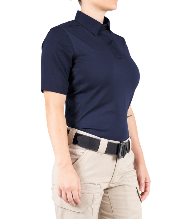 First Tactical- Women's V2 Pro Performance Short Sleeve Polo- Midnight Navy