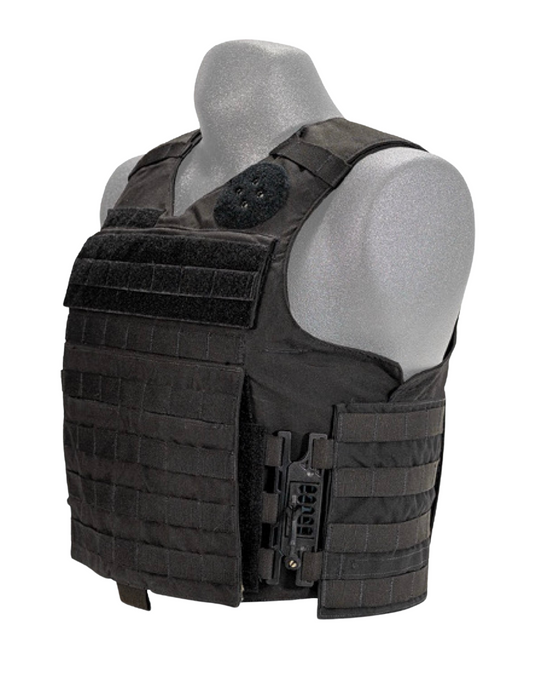 CDCR-Approved Maverick Outer Carrier (Black) Side Profile