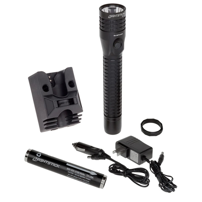 Metal Duty/Personal-Size Flashlight - Li-Ion - Black