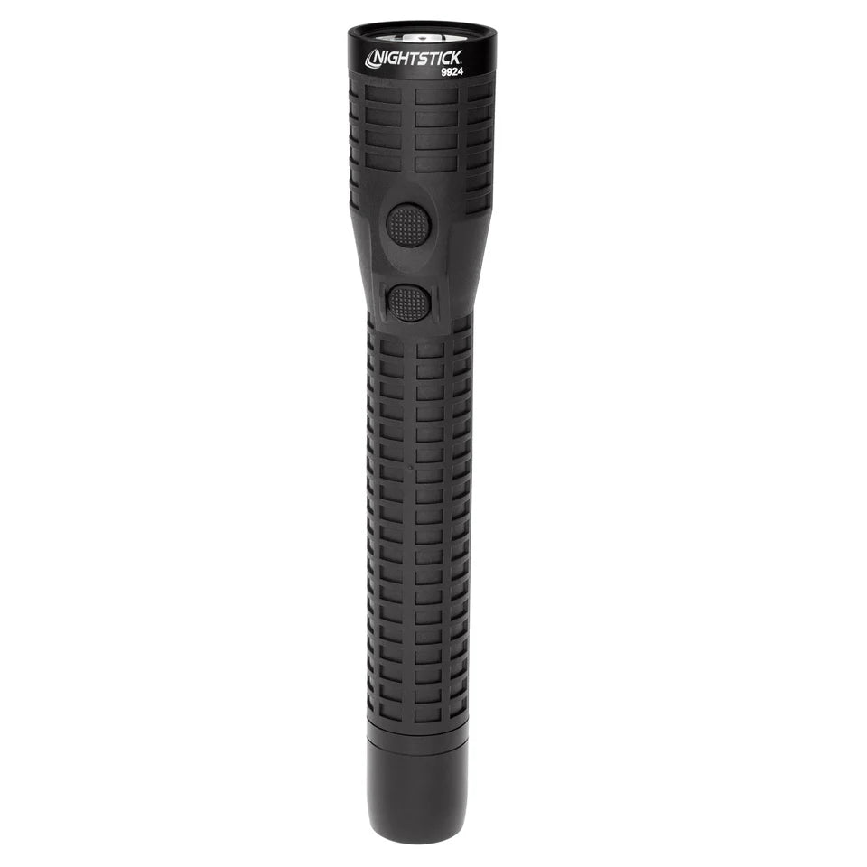 Polymer Duty/Personal-Size Dual-Light Flashlight - Li-Ion - Black ...