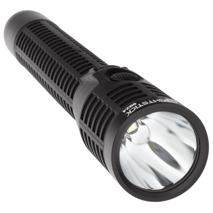 Polymer Duty/Personal-Size Dual-Light Flashlight - Li-Ion - Black