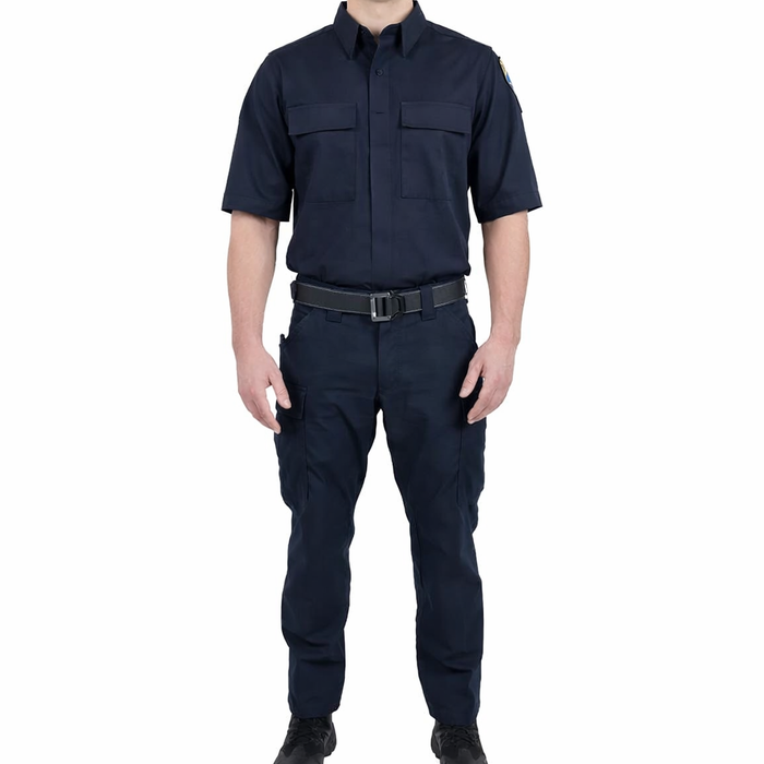 First Tactical-Men's V2 BDU Short Sleeve Shirt Midnight Navy