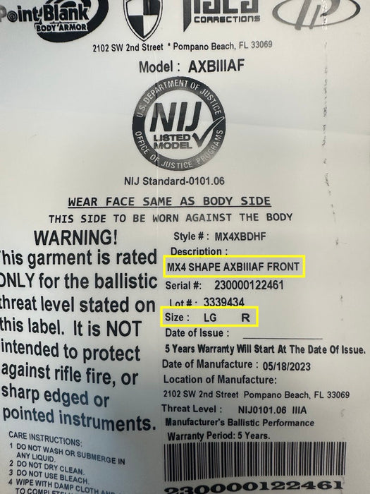 Female Tan MOLLE CHP Outer Carrier BUNDLE (Point Blank Female Structured Panels ONLY)