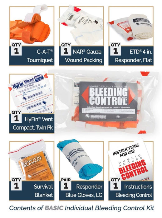 MCI-TKD Kit - w/ Bleeding Control Dressing