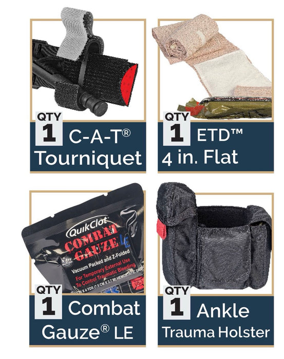 Ankle Trauma Kit with Combat Gauze LE