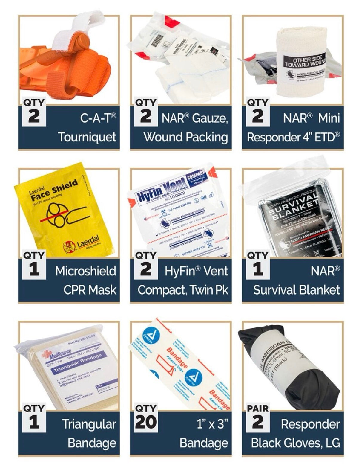 Headrest IFAK Kit — Black Box Safety