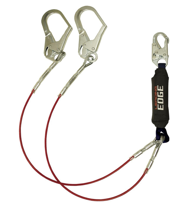 FallTech 6' Leading Edge Cable Lanyard Y-Leg 8354LEY3