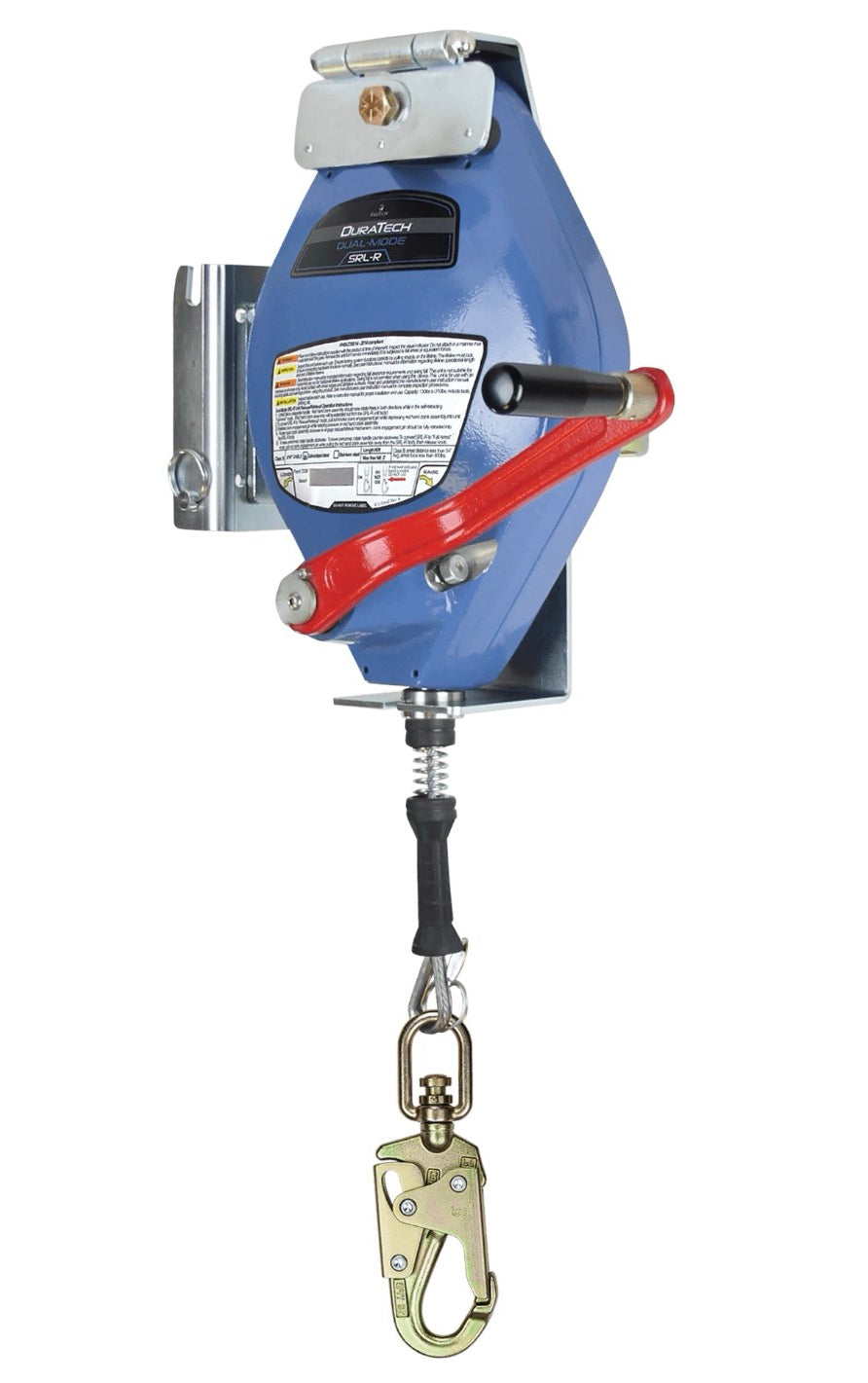 FallTech DuraTech SRL w/ Retrieval Winch 7281DS | Black Box Safety