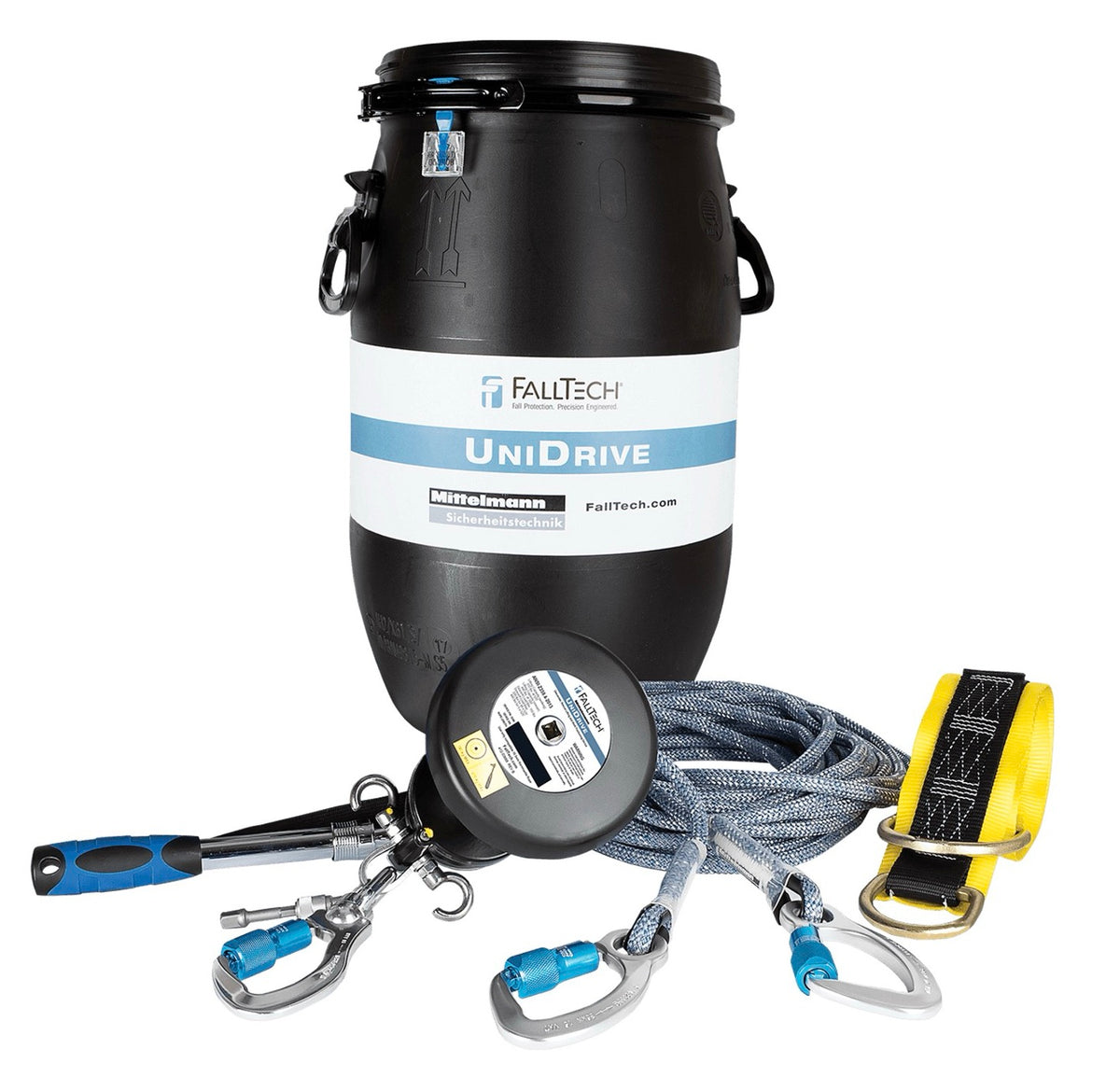 FallTech 300ft Crane Rescue + Descent Kit w/Storage Barrel 6813300K ...
