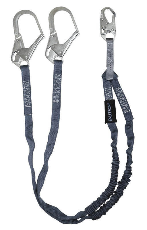 FallTech Twin Leg Shock Absorbing Lanyard 8259Y3