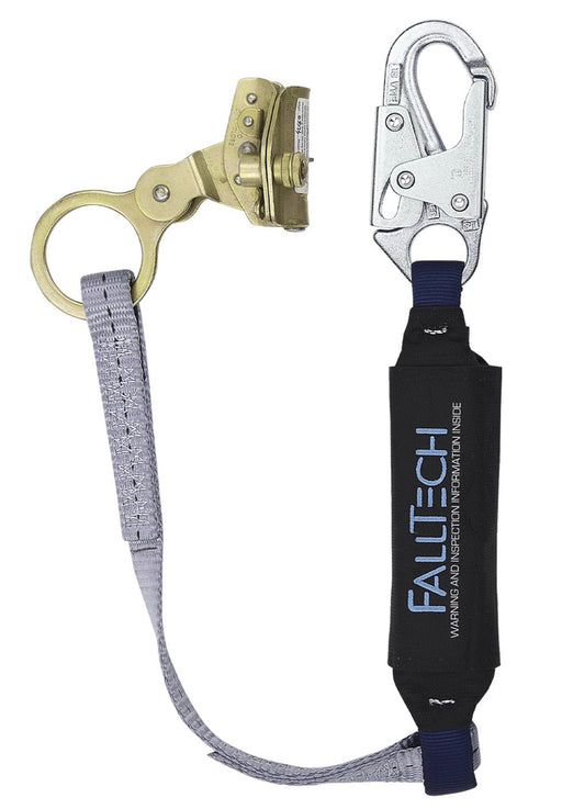 FallTech ViewPack 3' Shock Absorbing Lanyard 8358