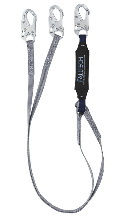 FallTech Viewpack 6' Twin-leg Shock Absorbing Lanyard 82608