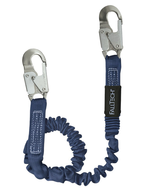 FallTech Elastech 6' Single Leg Shock Absorbing Lanyard 8240A