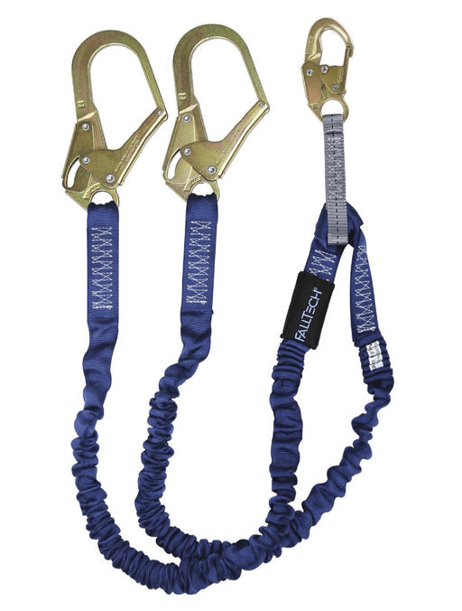 FallTech ElasTech Twin Leg Shock Absorbing Lanyard 8240Y3