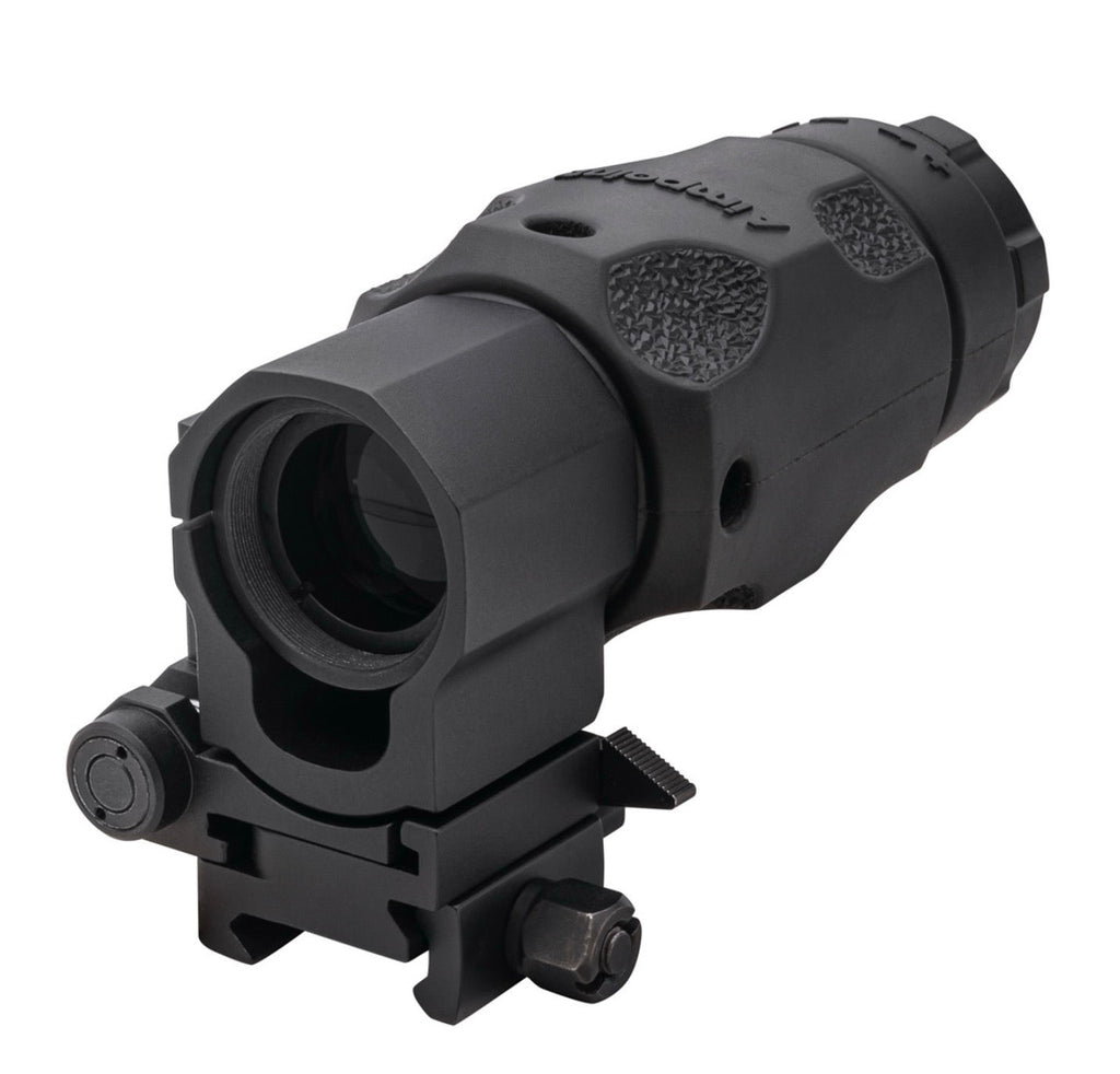 3XMag-1 Magnifier with 39mm FlipMount & TwistMount base — Black