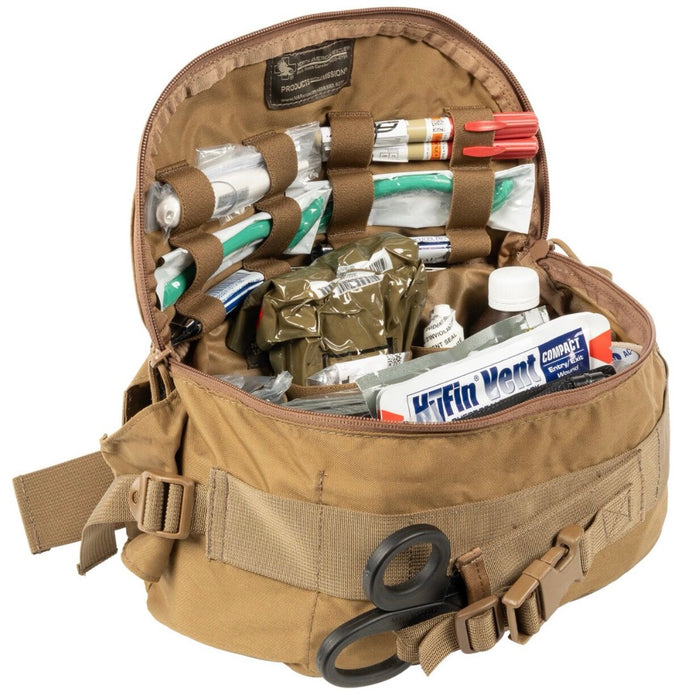 K-9 Tactical Field Kit - Advanced w/ Celox Gauze - Coyote