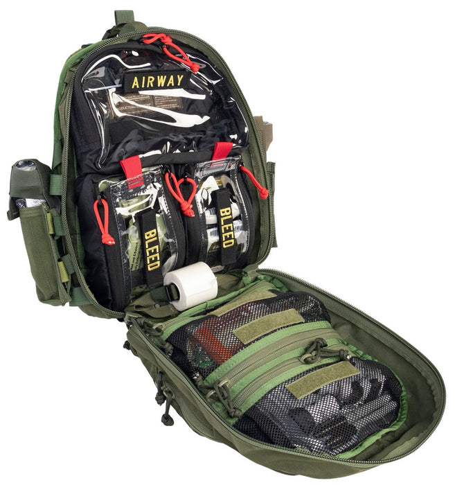 K9 Mini Medit Kit - Basic w/ Combat Gauze - OD Green