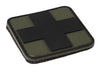 PVC Medic Cross Patch 2 in. x 2 in. - BLK/ODG