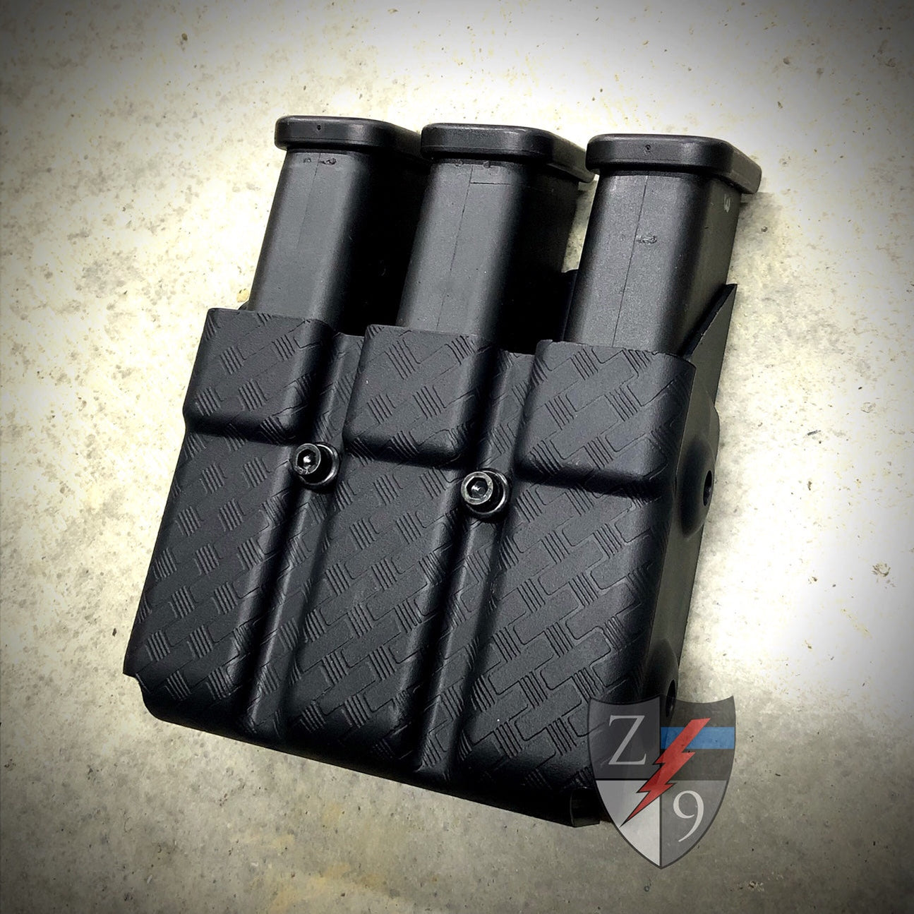 Box Mag Pouch Duty Style Triple Mag Pouch - 9/40 — Black Box Safety