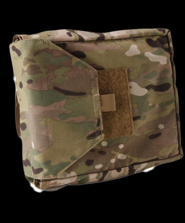 Hook/Loop Flap Standard Gas Mask Pouch Tuck Strap W/ Molle — Black Box ...