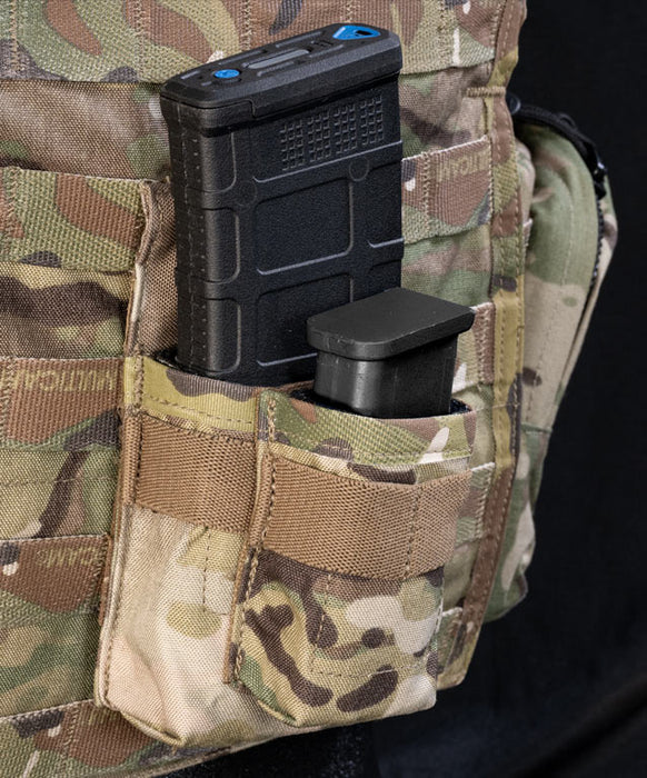 Box Mag Pouch M.R.S. No Flap Single Rifle/Pistol Mag Pouch — Black Box Safety