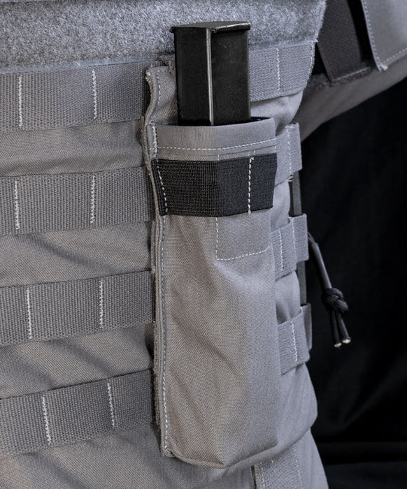 Box Mag Pouch M.R.S. Single Sub Gun 9mm Mag Pouch (No Flap) — Black Box Safety