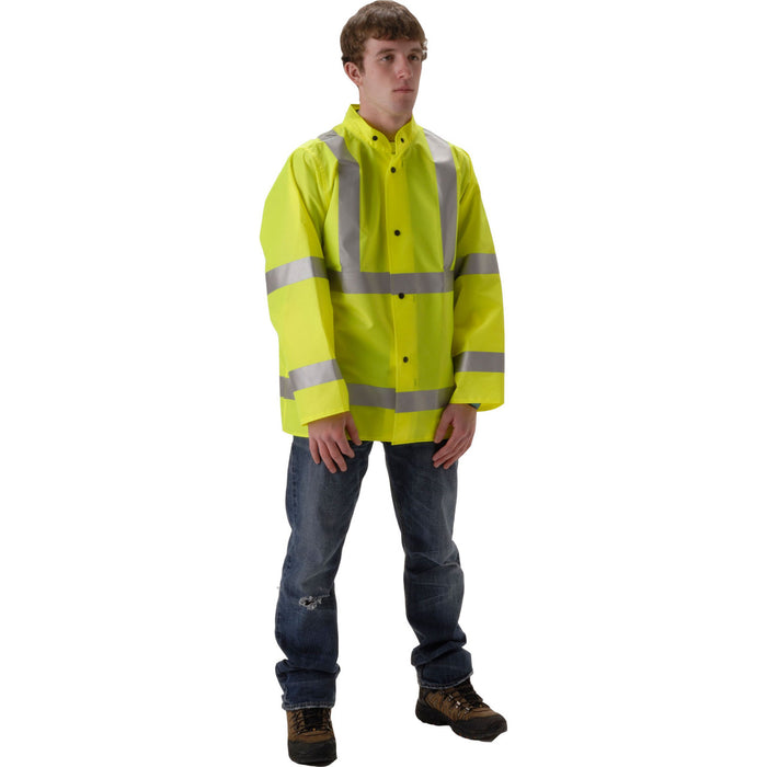 NASCO WorkLite HiVis 80 Series Rain Jacket 80JFY455