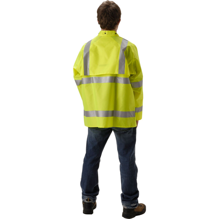 NASCO WorkLite HiVis 80 Series Rain Jacket 80JFY455