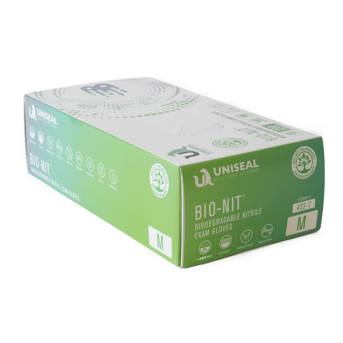 Uniseal BIO-NIT Biodegradeable Nitrile Gloves 422 Uniseal