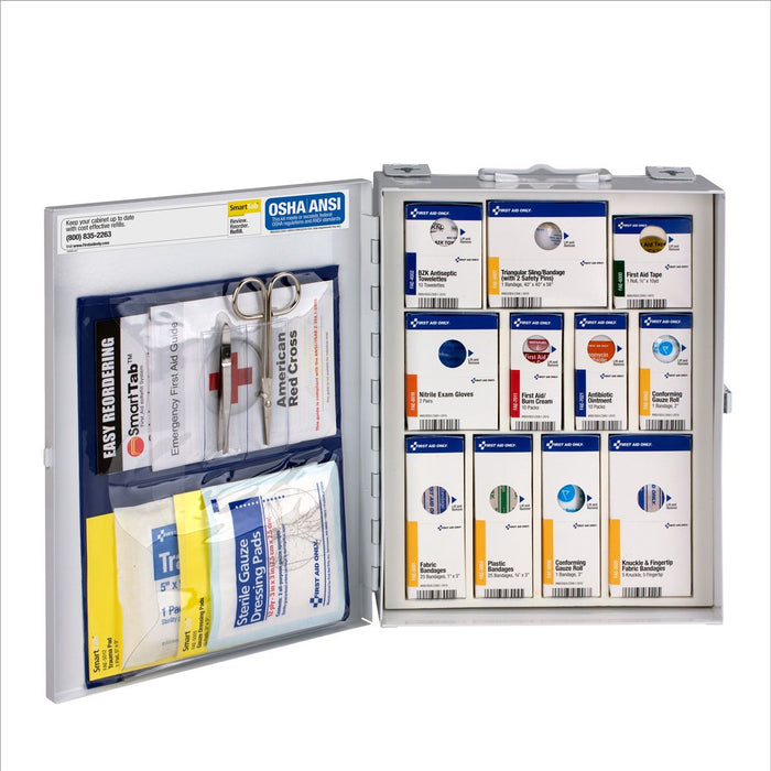 First Aid Only 1050-FAE-0103 Med Metal Smart Compliance Cabinet First Aid Only