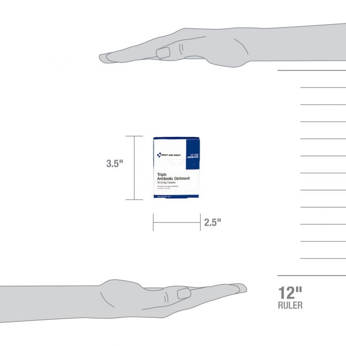 First Aid Only Triple Antibiotic Ointment 12-700 First Aid Only