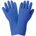 FrogWear Blue Unlined 13-Mil Rubber Latex Unsupported Gloves with Diamond Pattern Grip 130 Global Glove