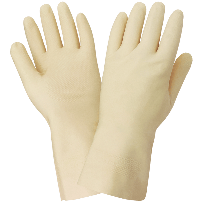 FrogWear Unlined 16-Mil Latex Fishscale Pattern Grip Unsupported Gloves 160 Global Glove