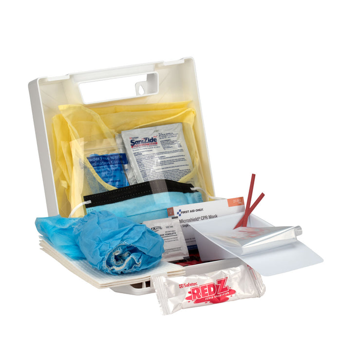 First Aid Only BBP Spill Clean Up Kit with CPR Microshield 217-O First Aid Only