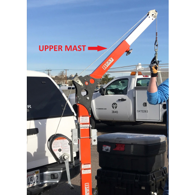 Tuff Built PRO-3 Series Upper Mast SKU# 30104 — Black Box Safety