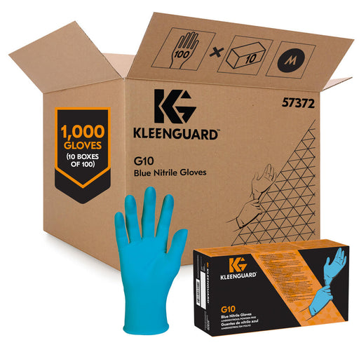 KleenGuard G10 Nitrile Gloves 57372 (100/box) Black Box Safety