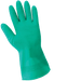Ambidextrous 11-Mil Unlined Green Nitrile Wave Pattern Grip Unsupported Gloves Global Glove