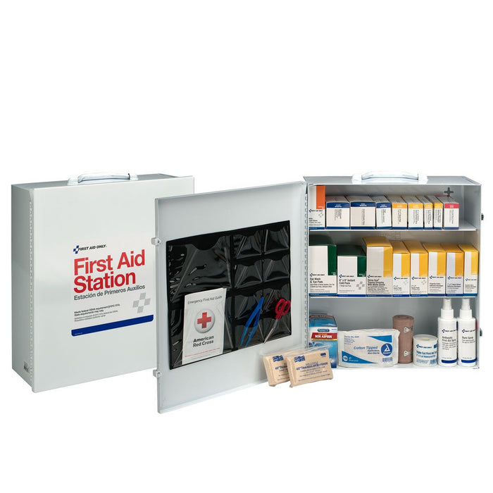 First Aid Only 3 Shelf First Aid Metal Cabinet 6155 First Aid Only