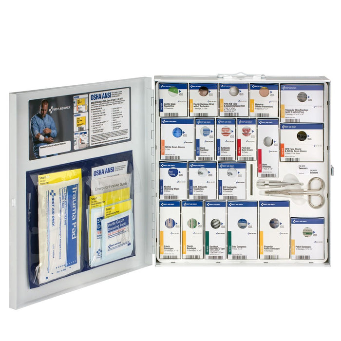 First Aid Only Large Metal Smart Compliance Cabinet 746004 First Aid Only