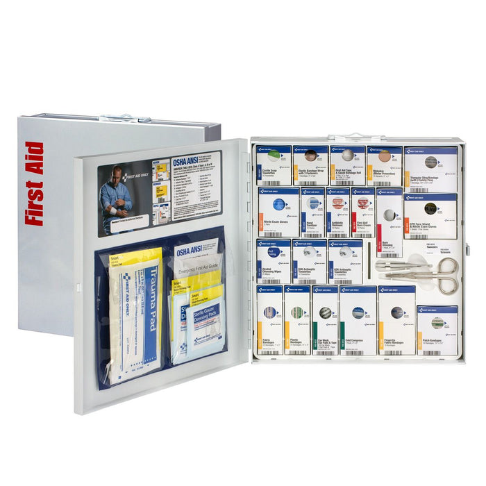 First Aid Only Large Metal Smart Compliance Cabinet 746004 First Aid Only