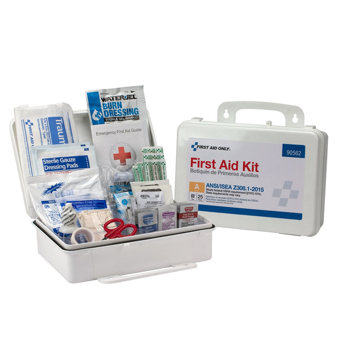 First Aid Only First Aid Kit (25 Person) Plastic Case 90562 First Aid Only