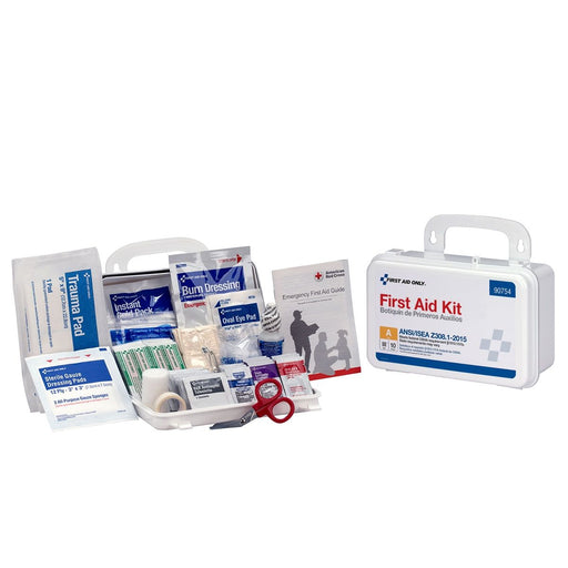 First Aid Only First Aid Kit (10 Person) Plastic 90754 First Aid Only