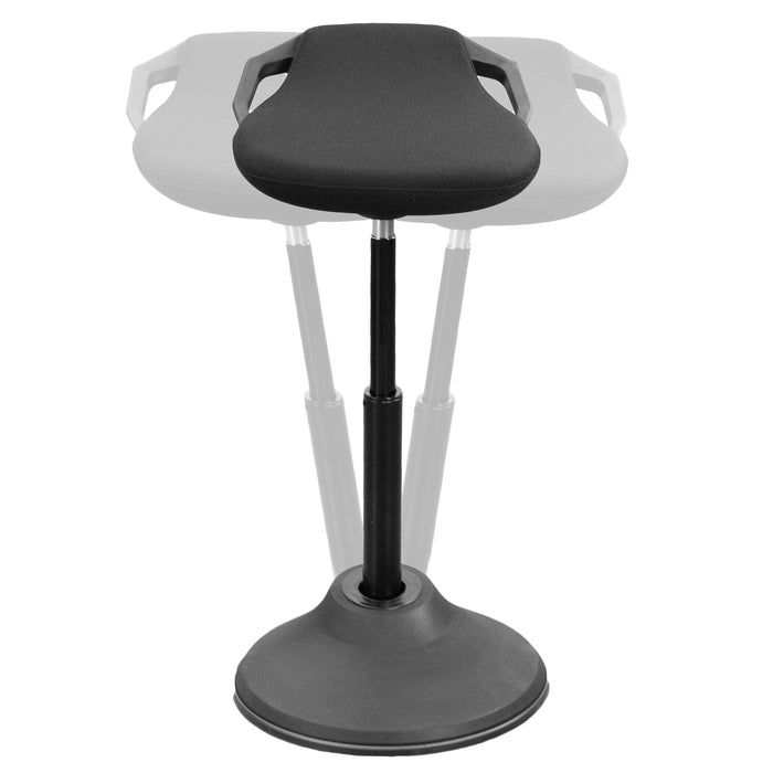 VIVO Black Height Adjustable Perch Stool CHAIR-S01P