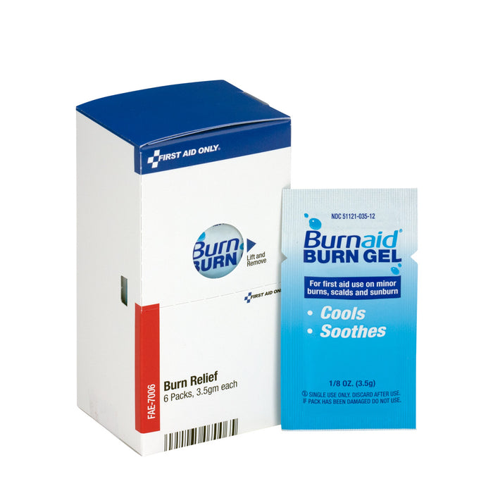 First Aid Only SC Refill Burn Gel (6/box) FAE-7006 First Aid Only